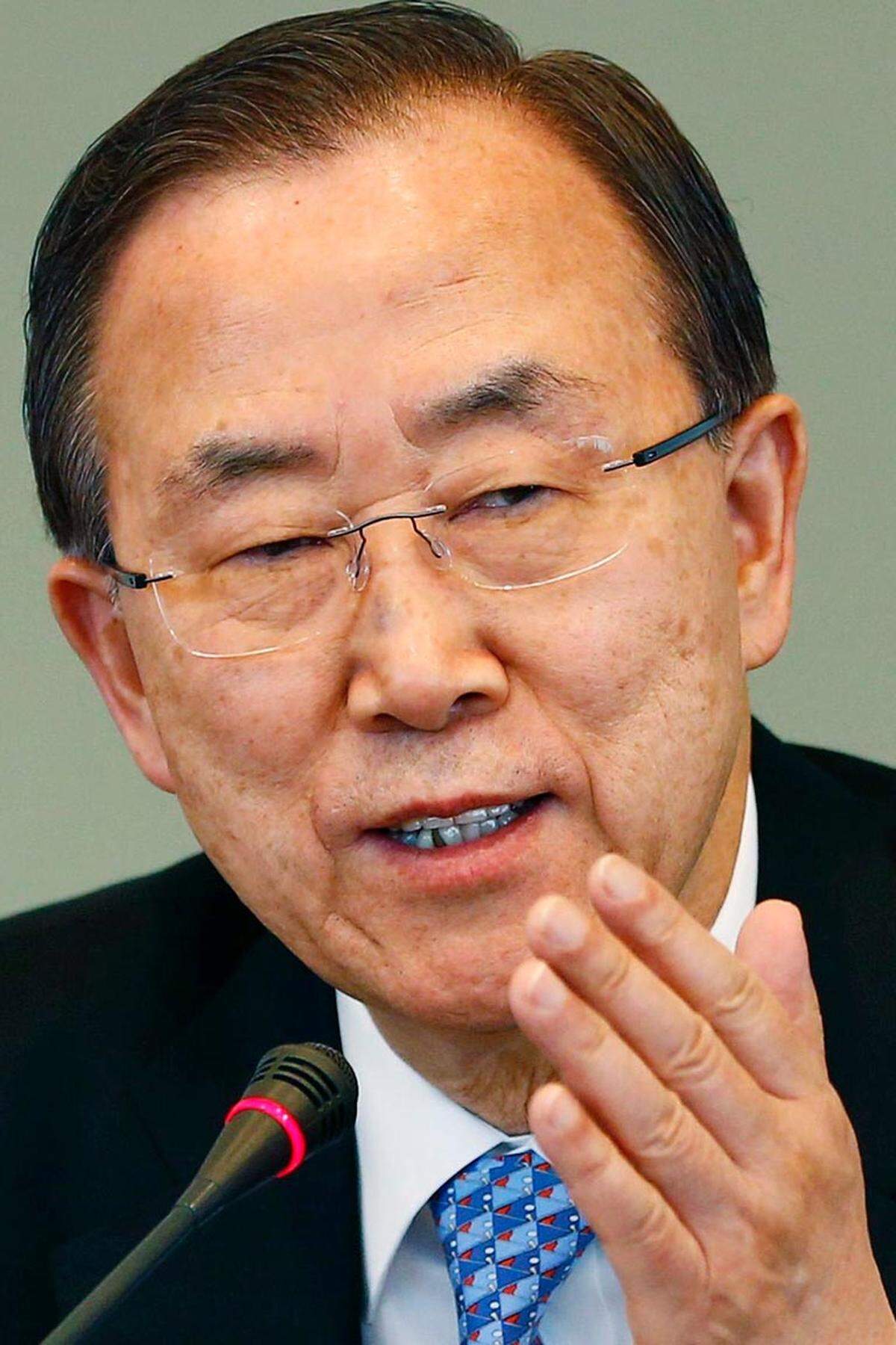 "Wir werden ihre großartige Führungsstärke sehr vermissen."UNO-Generalsekretär Ban Ki-moon.