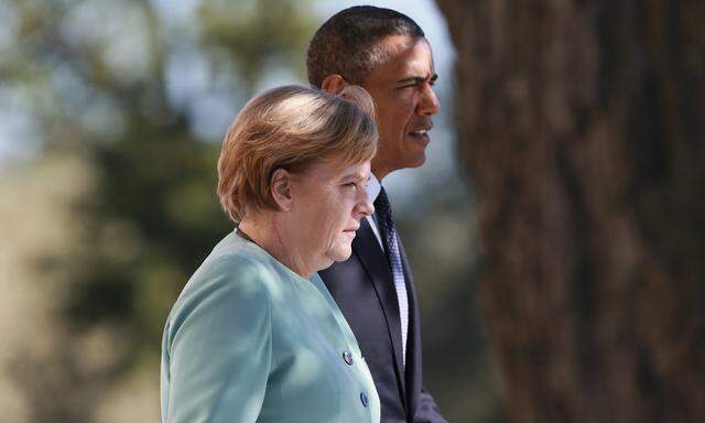 Angela Merkel und Barak Obama