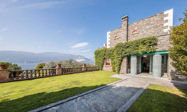 Die Villa der italienischen Designerfamilie Alessi am Lago Maggiore.