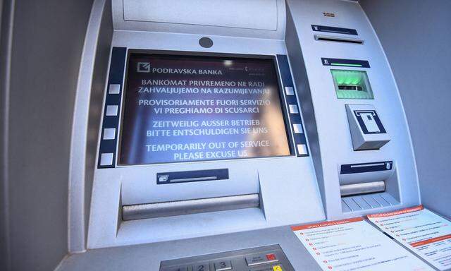Nach dem Jahreswechsel werden in Kroatien Bankkarten für eine kurze Zeit nicht funktionieren. 