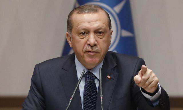 Der türkische Präsident Erdogan. 