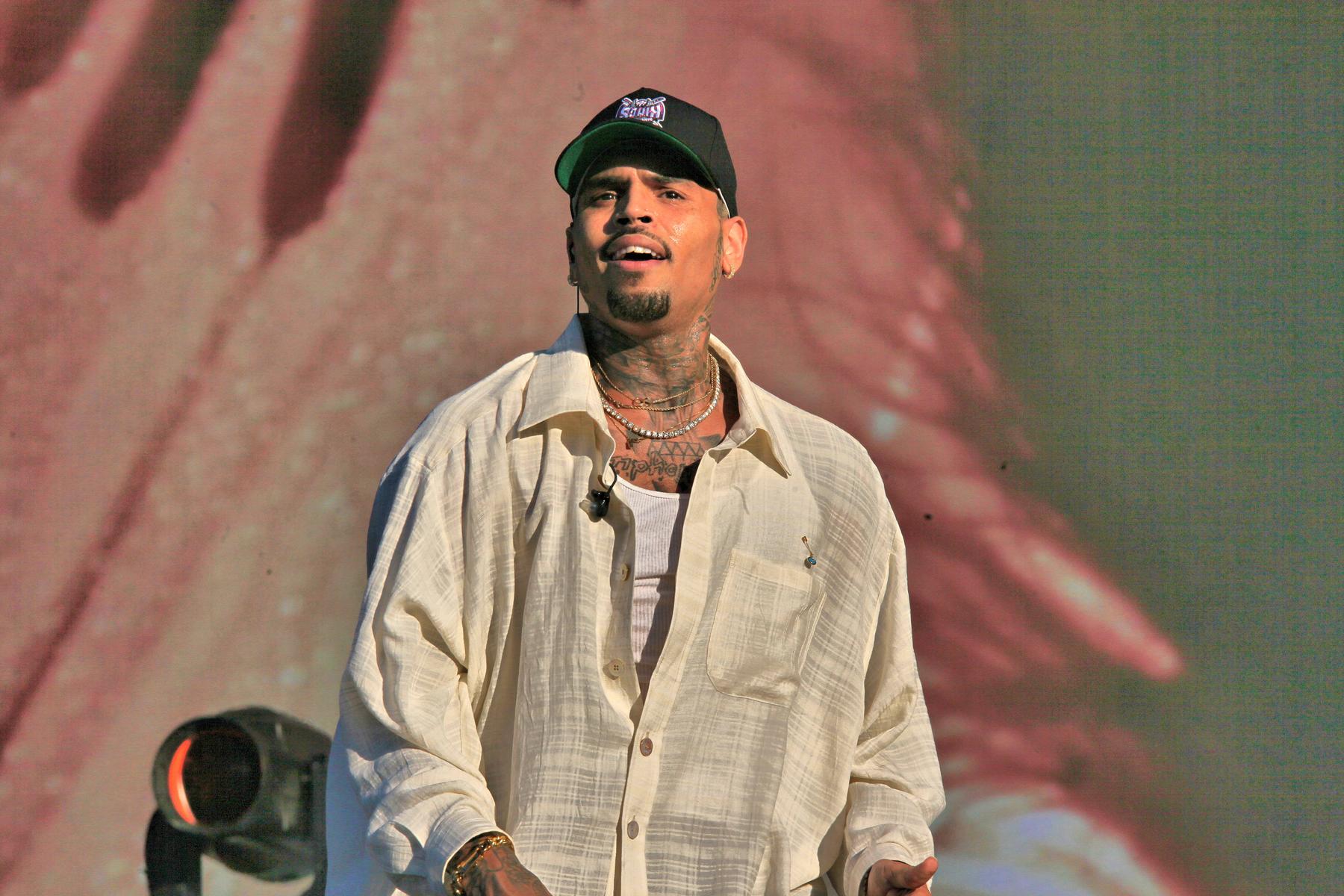 US singer Chris Brown has to in U-Habb