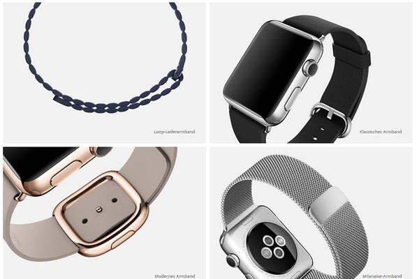 Um allen Bedürfnissen und Wünschen nach Individualisierung gerecht zu werden, bietet Apple eine Armada an Armbändern und Ketten dafür an und auch die Farbauswahl scheint unbegrenzt. Laut Apple sind mit diesem Angebot bis zu 2 Millionen Kombinationen möglich.