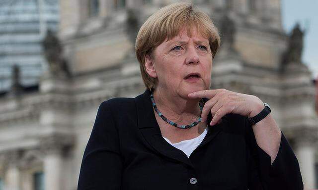Deutschlands Bundeskanzlerin Angela Merkel 