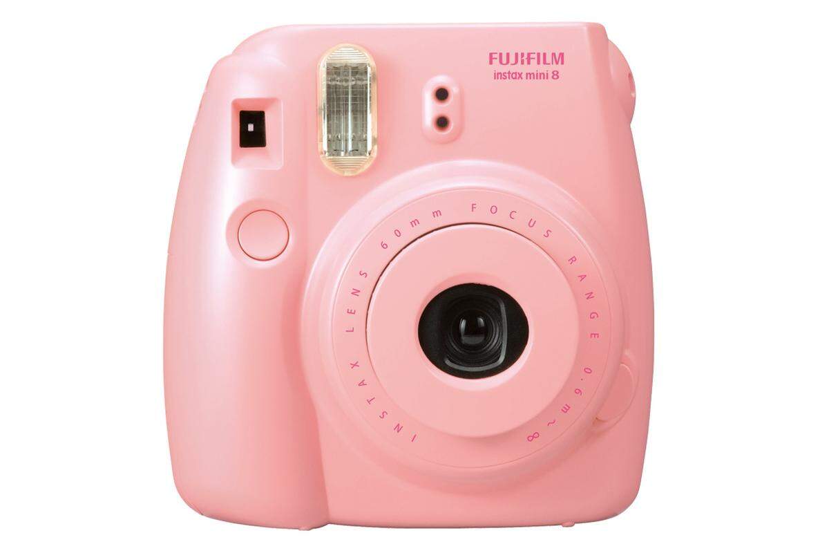 Sofortbildkamera Fujifilm Instax Mini 8 in Rosa, um 79,90 Euro bei Fotovideo Sobotka