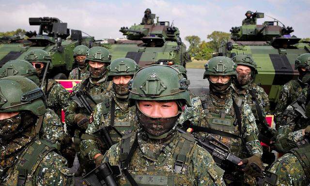 Taiwanesische Soldaten auf einem Bild vom 8. Jänner 2023.