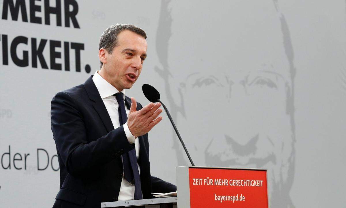 "Schmidt, Schröder, Schulz - das hört sich doch wirklich logisch an." (Kern zeigt sich optimistisch hinsichtlich eines Wahlsiegs von SPD-Kanzlerkandidat Martin Schulz)