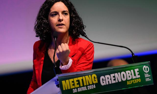 Manon Aubry von La France Insoumise ist Fraktionsführerin der Linken im Europaparlament.