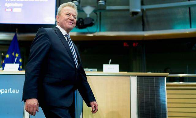 Janusz Wojciechowski bei seinem zweiten Hearing-Termin im EU-Parlament in Brüssel.