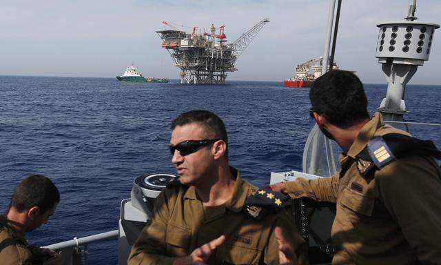 Israels Marine macht sich Sorgen um die Sicherheit der Gasplattform „Tamar“.