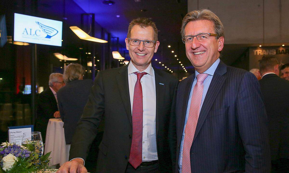 "Presse"-Geschäftsleiter Andreas Rast (l.) und Commerzbank-Manager Gerald Sittner.