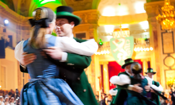 Gruener Einzug Hofburg