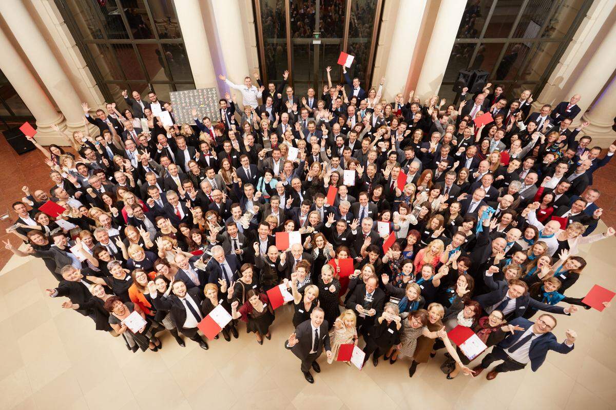Die besten Arbeitgeber Österreichs wurden bei der Award Ceremony von "Great Place to Work" im Wiener Palais Liechtenstein ausgezeichnet.