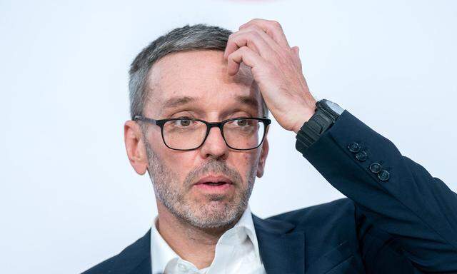 FPÖ-Klubobmann Herbert Kickl: „Jetzt reicht's dann endgültig"