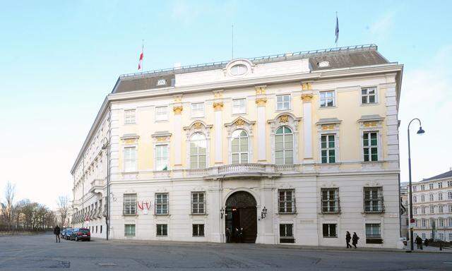 Blick auf das Bundeskanzleramt