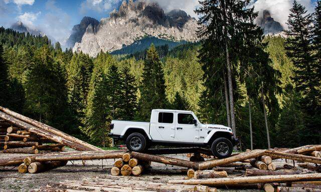 Der Name ist Programm: Gladiator nennt Jeep seinen Pick-up, der ab Mitte 2020 auch in Europa erhältlich sein wird.