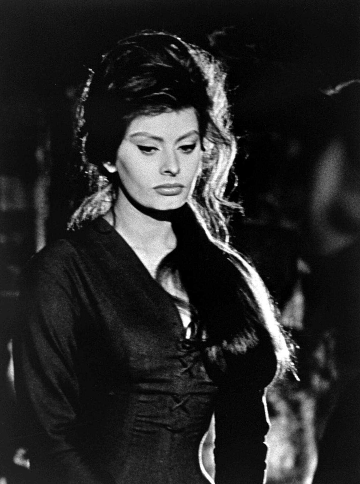 Hollywood-Sirene Sophia Loren wurde in den 1960er-Jahren zum Weltstar und betörte die Männer mit ihrem Aussehen.