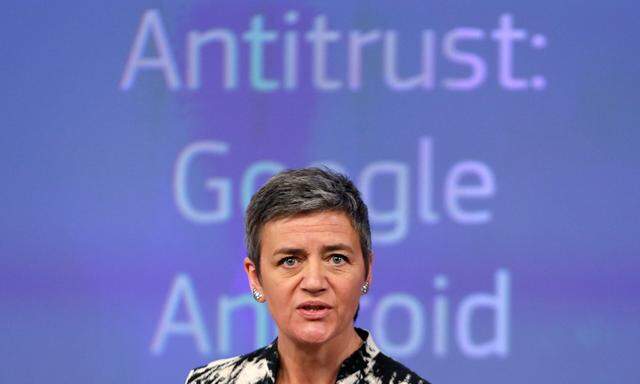 EU-Wettbewerbskommissarin Vestager lässt gegen Google ermitteln.