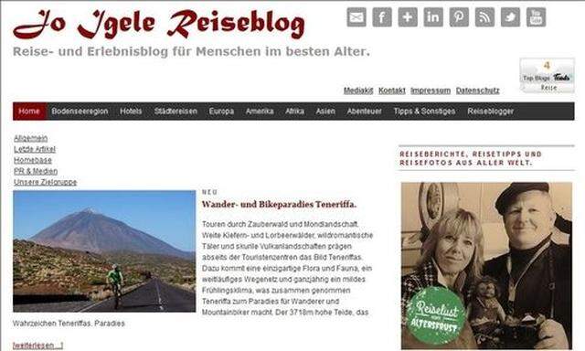 Jo-igele.de, der Reise- und Erlebnisblog für Menschen im besten Alter