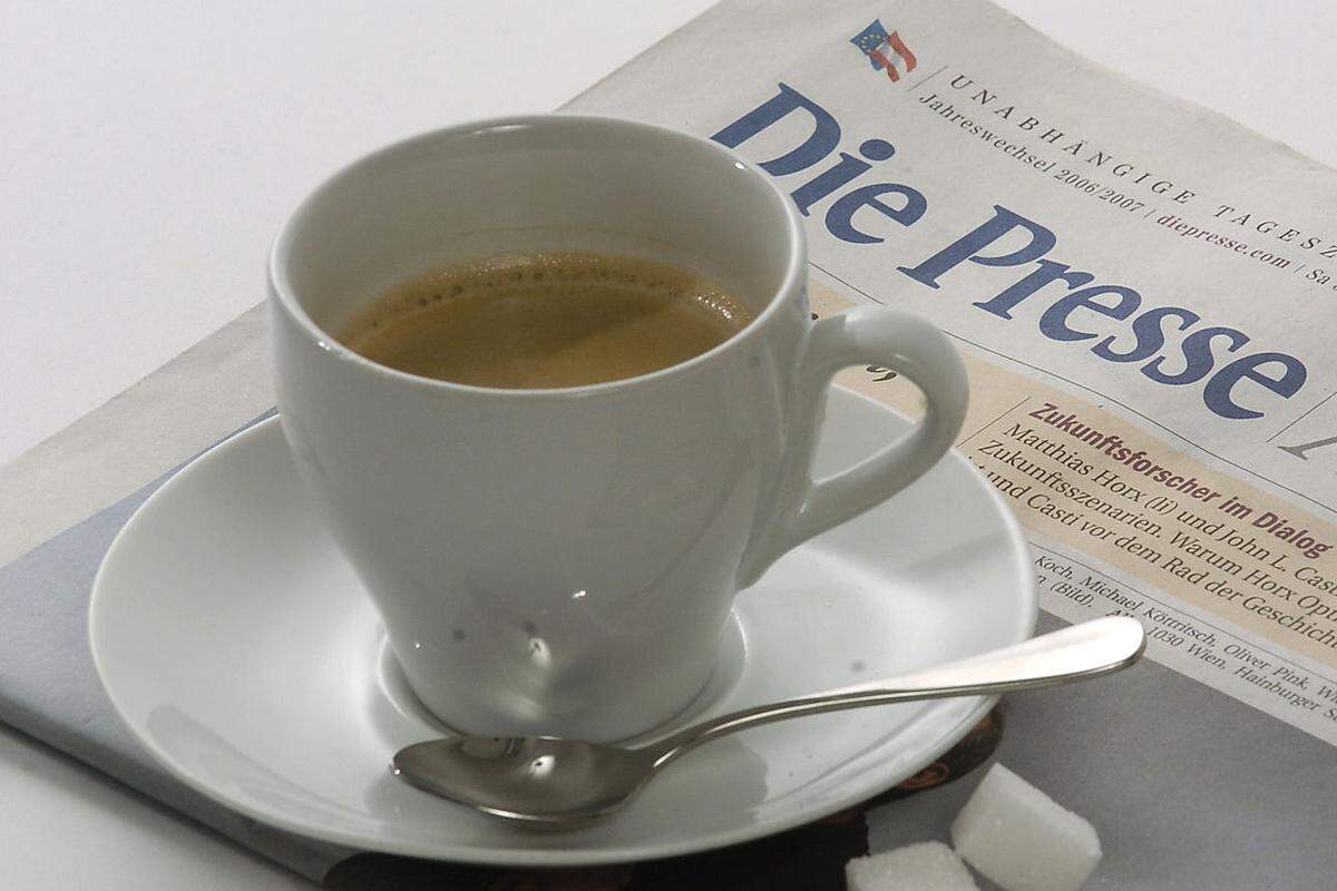 Espresso, Melange oder Verlängerter? Für vier von zehn Befragte fördert guter Kaffee die Leistungsbereitschaft.