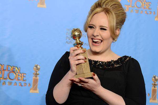 Die britische Sängerin Adele (24) holte mit dem Bond-Titelsong "Skyfall" den Golden Globe für den Besten Filmsong. Mit ihr waren unter anderem Keith Urban, Jon Bon Jovi und Taylor Swift nominiert.