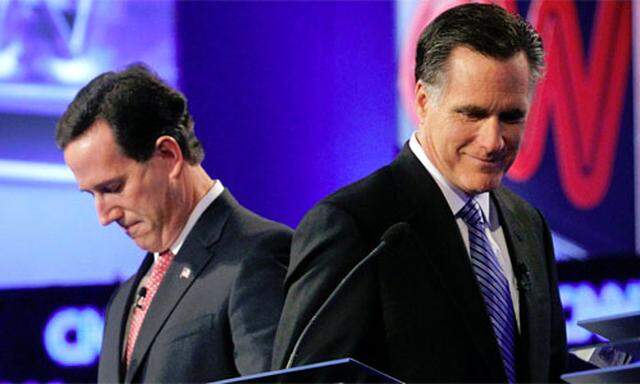 USRepublikaner Santorum zieht Romney