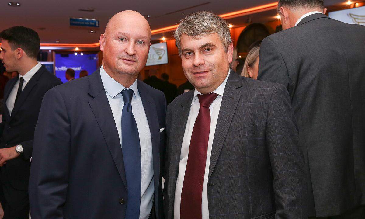 PwC Kärnten-Geschäftsführer Dietmar Stefan (li.) mit PwC-Partner Miklos Revay.