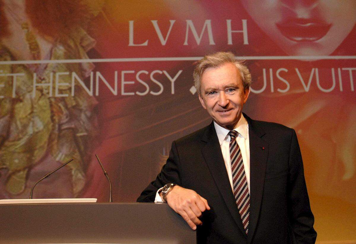 Der Vorsitzende von Louis Vuitton Moet Hennessy (LVMH) verfügt laut Forbes über ein Vermögen von 41 Milliarden Dollar.