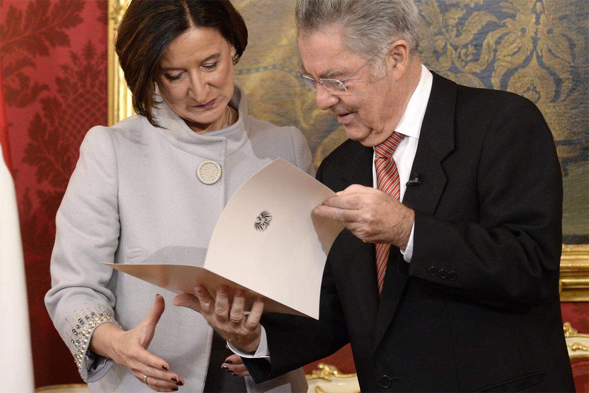 Innenministerin Johanna Mikl-Leitner (ÖVP) ist ebenfalls schon länger im Amt.