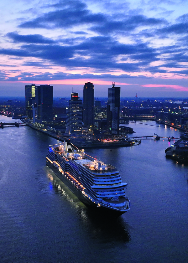 Der Seehafen Rotterdam ist einer der größten der Welt. Im Bild: die Holland-America Line. 