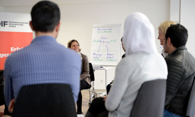 WERTEKURS F�R FL�CHTLINGE