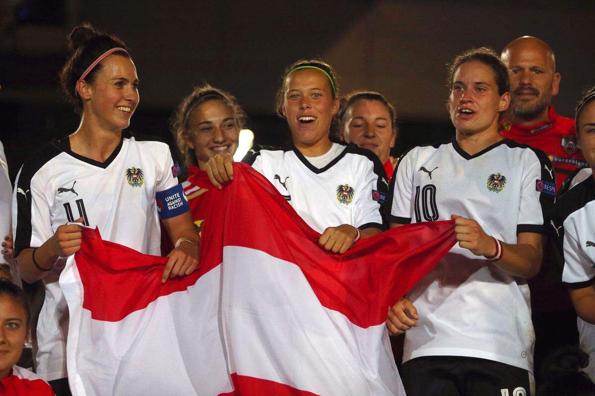 Österreichs Fußball-Frauen-Nationalteam erreicht im abschließenden Spiel der EM-Qualifikationsgruppe 8 in Wales ein 0:0 und sichert sich damit einen Platz bei der EM-Endrunde 2017 in den Niederlanden.