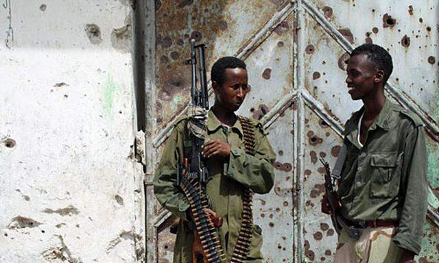 Archivbild - Soldaten in Mogadischu