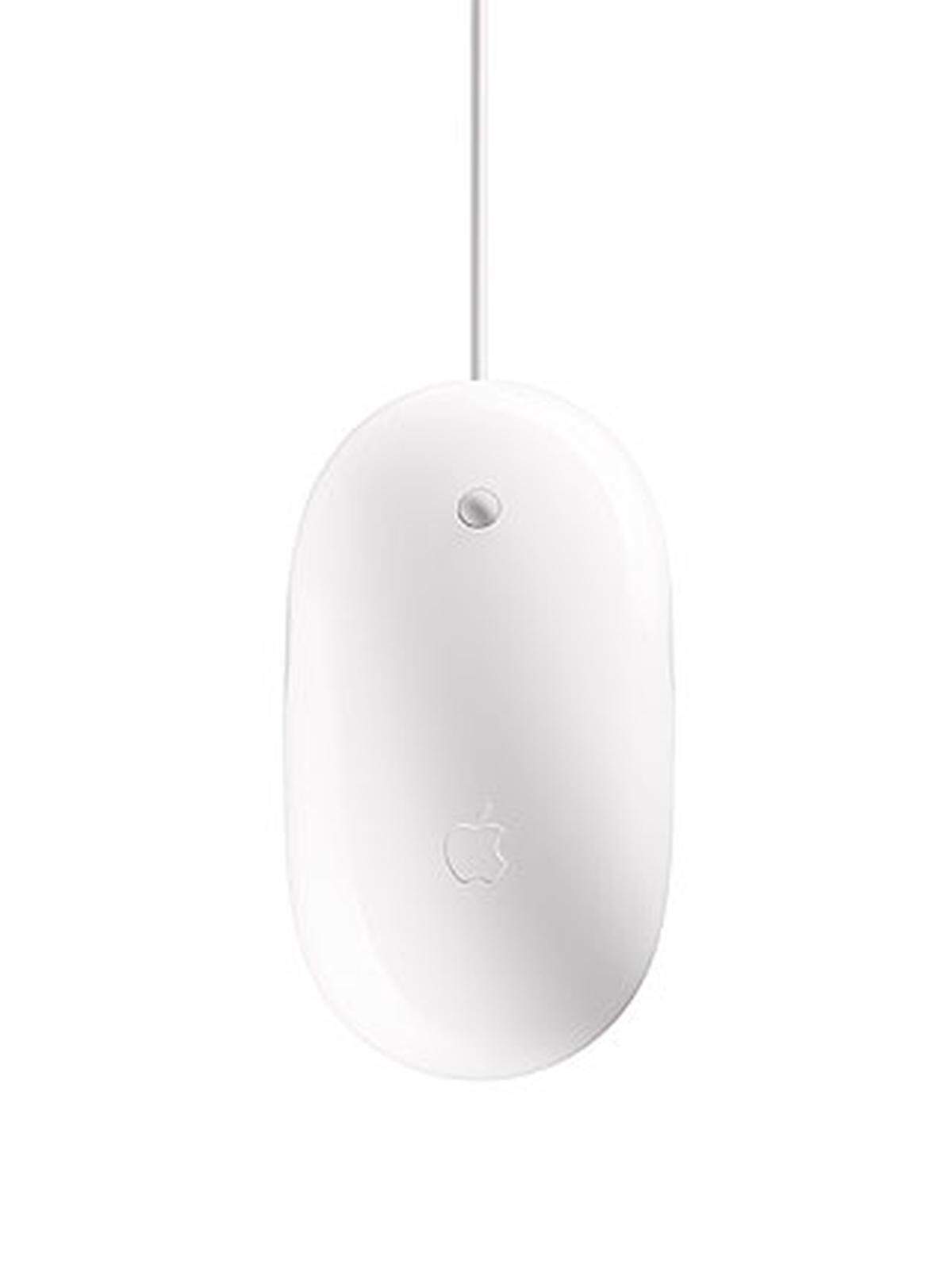 Apple reagierte dennoch schnell und ersetzte den "Puck" durch die Mighty Mouse. Die vielen Apple-Jünger, die bevorzugt mit einer Ein-Tasten-Maus arbeiteten, waren mit ihr wieder glücklich.  Zwei-Tasten-Benutzer verzweifelten jedoch an der geringen Präzision des Geräts. Die Maus, die äußerlich betrachtet nur über eine Taste verfügt, konnte durch spezieller Sensoren zwischen Links- und Rechtsklicks unterscheiden. Besonders zuverlässig arbeitete das System jedoch nicht. Inzwischen ist der Nachfolger, die "Magic Mouse" erhältlich, die auch Multitouch-Gesten erkennt. Die ehemals "mächtige" Maus heißt nur noch "Apple Mouse".
