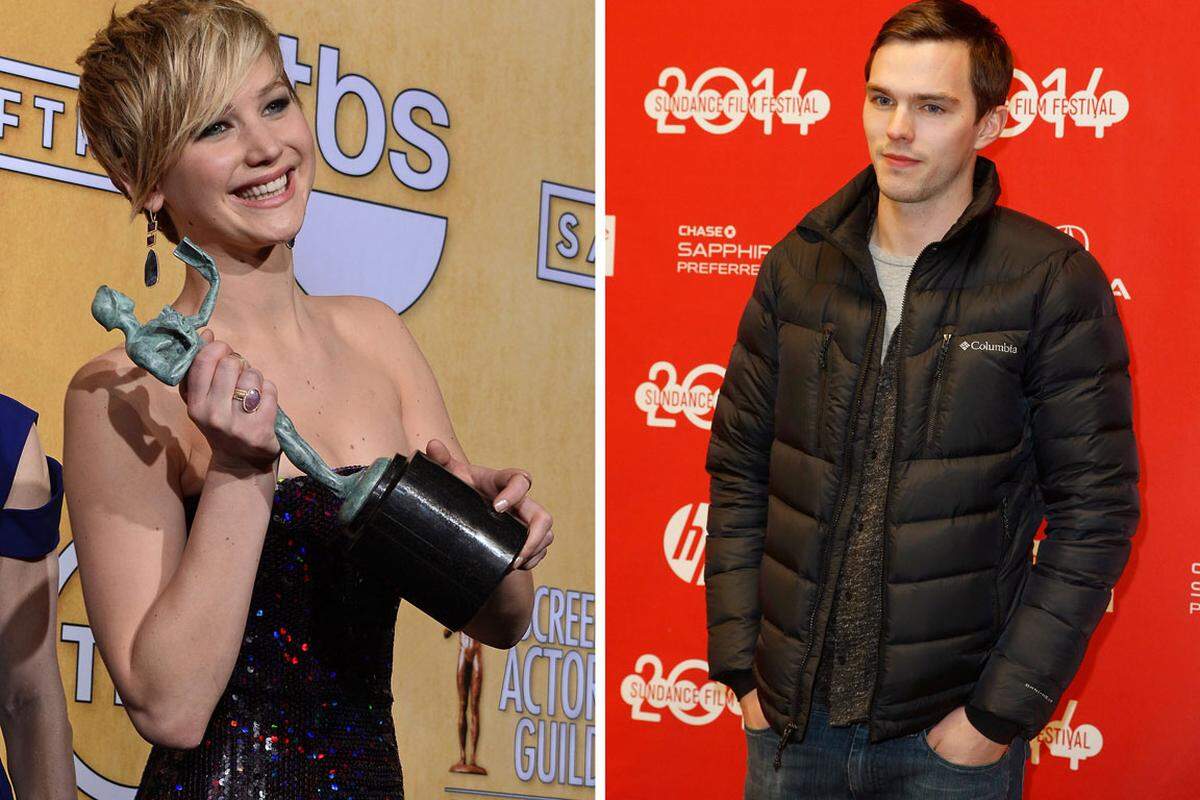 Hier geht es ein bisschen sanfter zu. Wenn das aktuelle Cover des "OK Magazine" richtig liegt, sind Jennifer Lawrence (erfolgreiche Trophäen-Jägerin) und Nicholas Hoult (bekannt seit "About a Boy" verlobt. Dort heißt es auch, er habe ihr vor ihrer Familie in Kentucky einen Antrag gemacht und die Sache mit einem 250.000 Euro Ring versiegelt.