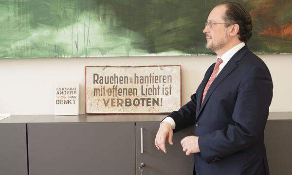 Kurz Kanzler, nun wieder Außenminister: Alexander Schallenberg. 