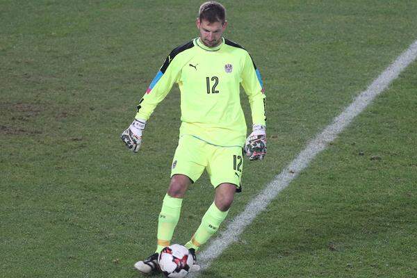 Der Altach-Torhüter kam im abschließenden Testspiel gegen die Slowakei zu seinem Debüt und hatte einige gute Szenen.