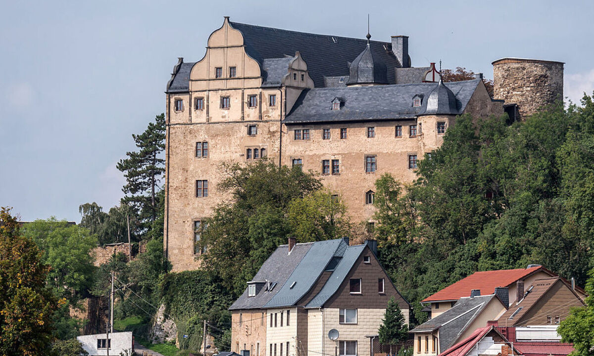 Die Burg Könitz in Thüringen wurde nach einem Brand wieder hergerichtet.