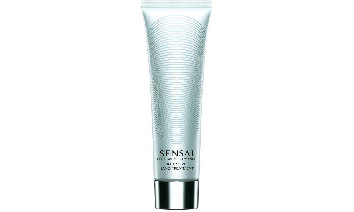 „Cellular Performance Intensive Hand Treatment“ mit versprochener Anti-Aging-Wirkung von Sensai, 100 ml um 94 Euro. 