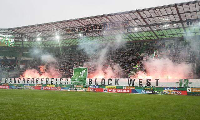 Rapid-Fans im Block West