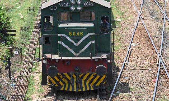 In Pakistan entgleiste ein Zug (Symbolbild). 
