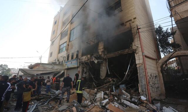 Ein Bild vom 30. Oktober aus der Stadt Jenin im Westjordanland