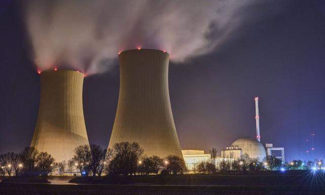Das Kernkraftwerk Grohnde zwei Tage vor der finalen Netzabschaltung 