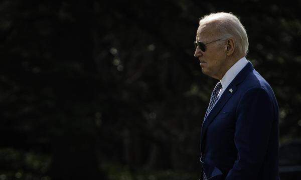 Joe Biden vor dem Weiße Haus im Februar 2024.