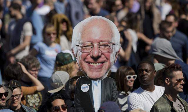 Presidential Candidate Bernie Sanders Holds Brooklyn Campaign Rally