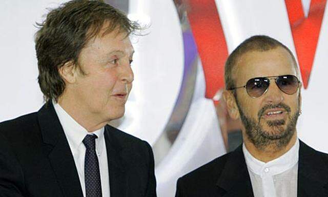 Paul McCarntey und Ringo Starr