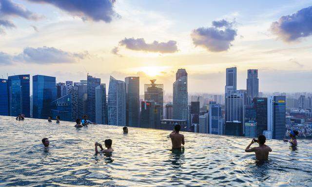 Auch Singapur ist stark vom Klimawandel betroffen.