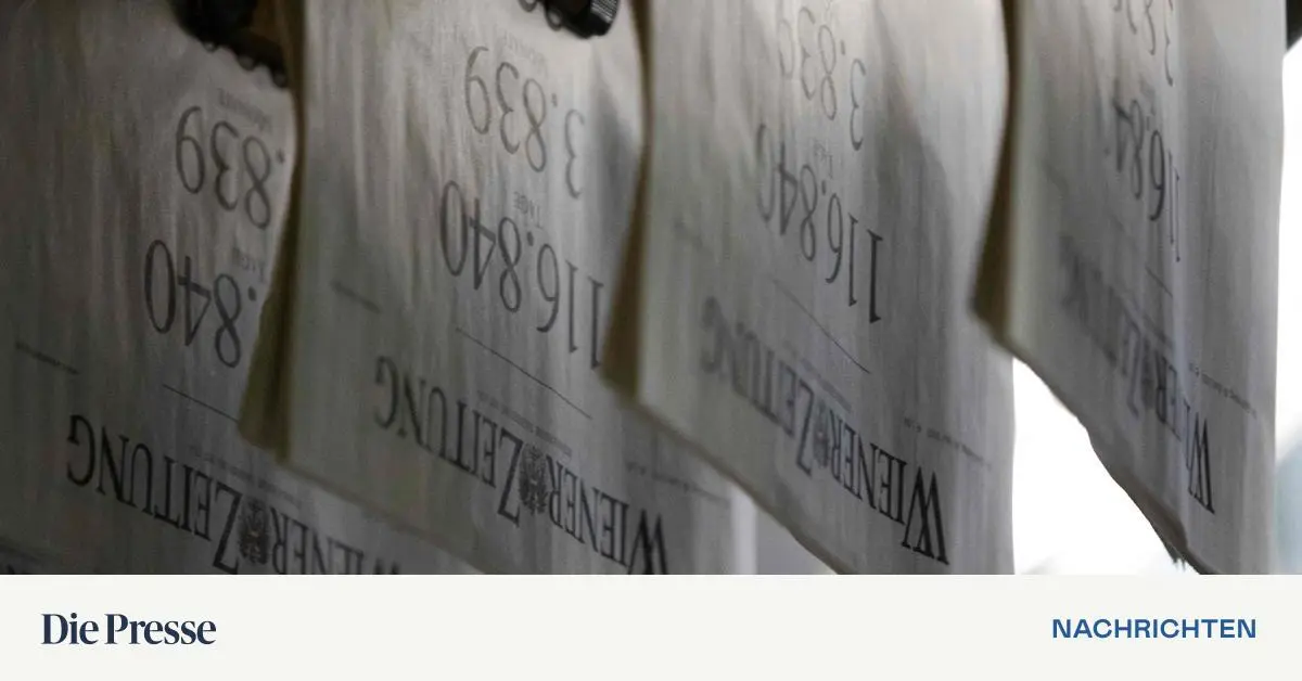 Geschäftsführer Martin Fleischhacker verlässt „ Wiener Zeitung  – DiePresse . com