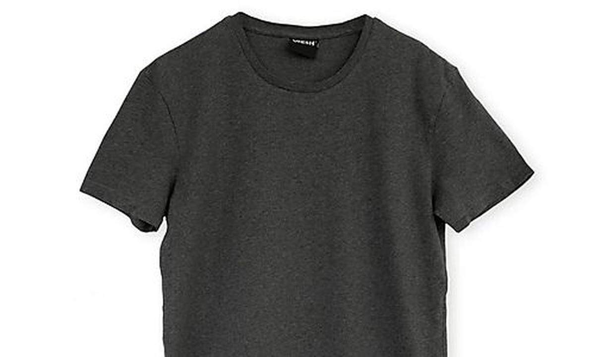 Ist der Pulli in den Sommermonaten zu warm, bietet sich der schlichte Marc Zuckerberg Stil alias Luxus-T-Shirt an. Die grauen Shirts von Brunello Cucinelli kosten bis zu 300 Dollar.
