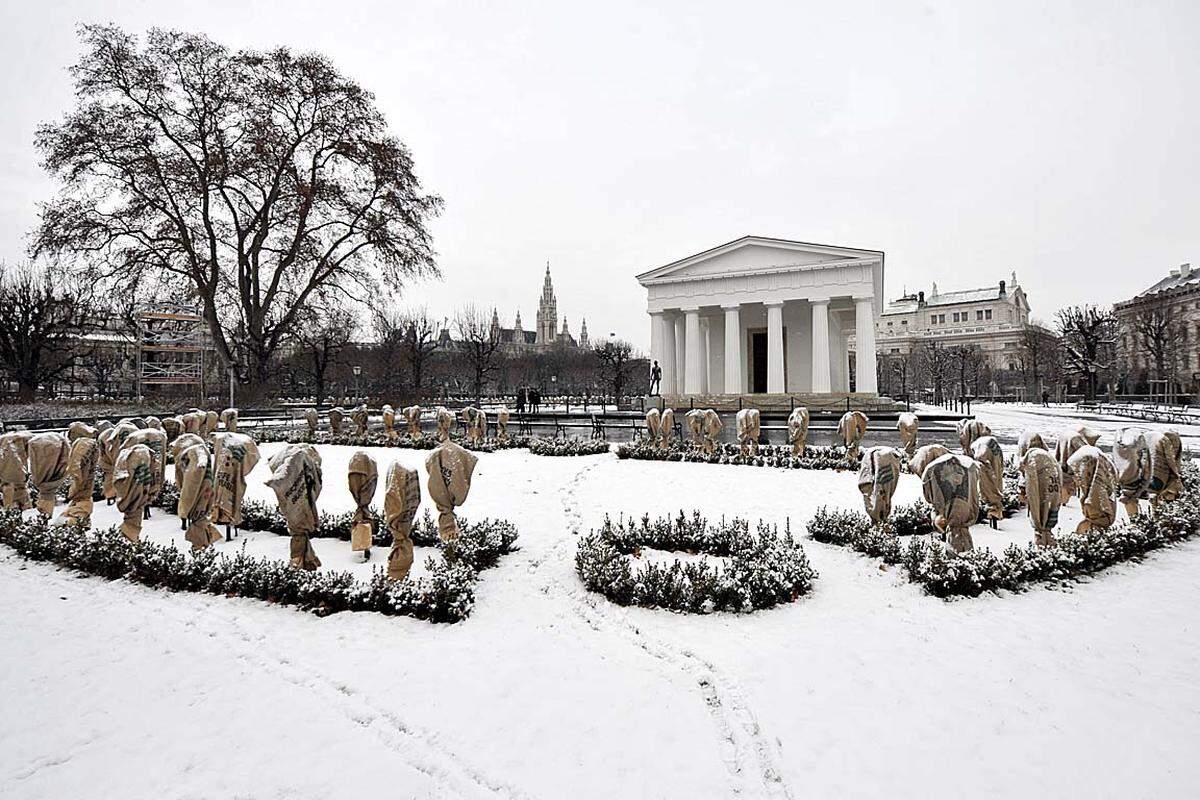 Am Dienstag war erstmals in diesem Winter eine zumindest dünne Schneedecke über Wien gebreitet.
